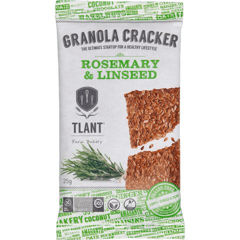 20 x Granola Cracker - Rosemary & Linseed